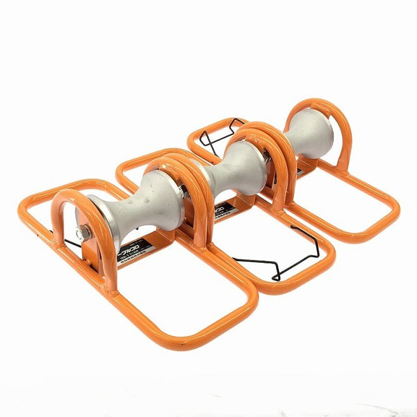 ☆極美品3個セット☆IKURA イクラ 育良精機 ケーブルコロ ISS-1 (110)R  ローラー幅110mm 金車 滑車 通線工具 延線ローラー - 3