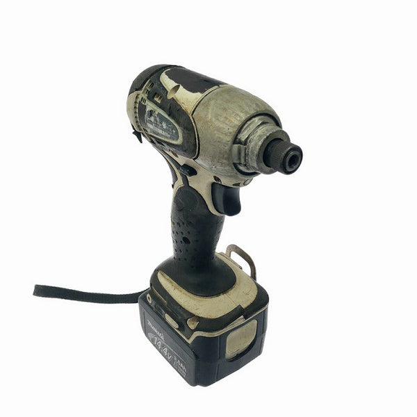 ☆中古品☆ makita マキタ 14.4V 充電式インパクトドライバー TD131D 白/ホワイト 本体+バッテリー1個(3.0Ah)133470 - 3