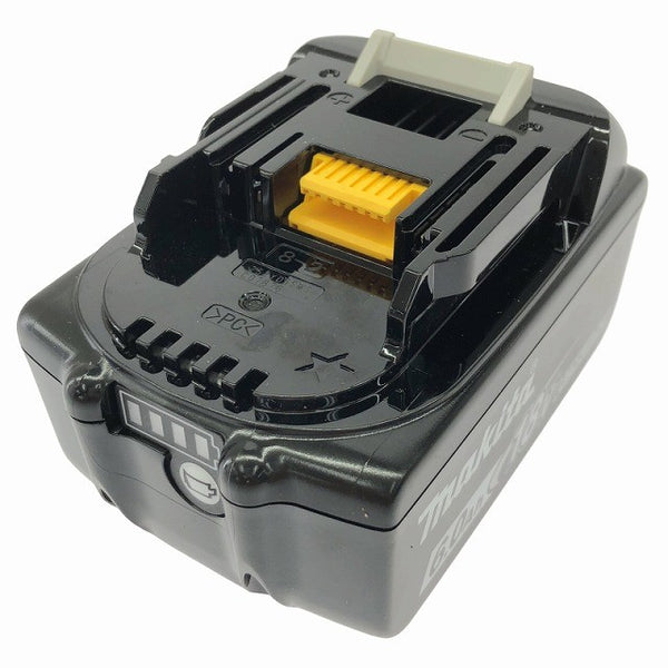 ☆箱無し 未使用品☆makita マキタ 18V 6.0Ah 純正 リチウムイオンバッテリー BL1860B 残量表示付 急速充電対応 蓄電池 雪マーク137649 - 4