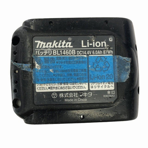 ☆比較的綺麗☆makita マキタ 14.4V 35mm 充電式ピンタッカー PT352D バッテリ1個(6.0Ah) ケース付 ピンネイラ ピン釘打機135835 - 10
