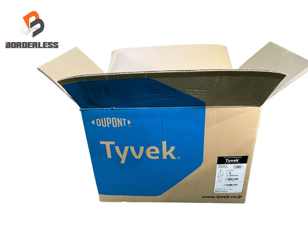 ☆未使用品☆DUPONT デュポン 化学防護服 Tyvek タイベックソフトウェア2型 Lサイズ ホワイト/白 70枚入129939 - 1