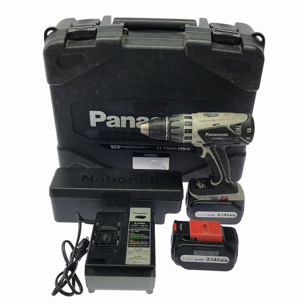 ☆中古品☆Panasonic パナソニック 21.6V 充電ドリルドライバ EZ7460 バッテリー2個(3.1Ah) 充電器 ケース付き126981 - 3