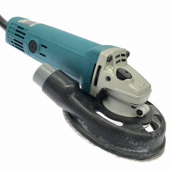 ☆中古品☆makita マキタ 集じんカバー付100mmディスクグラインダ 9526BSK 本体+ホース 研磨 サンダー コード式 電動工具129910 - 3