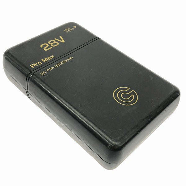 ☆中古品セット※充電器なし☆長信ジャパン 28V バッテリー GB428PD ファン GFX 赤×2 黒×2 ファンケーブル 暑さ対策 熱中症対策136884 - 2