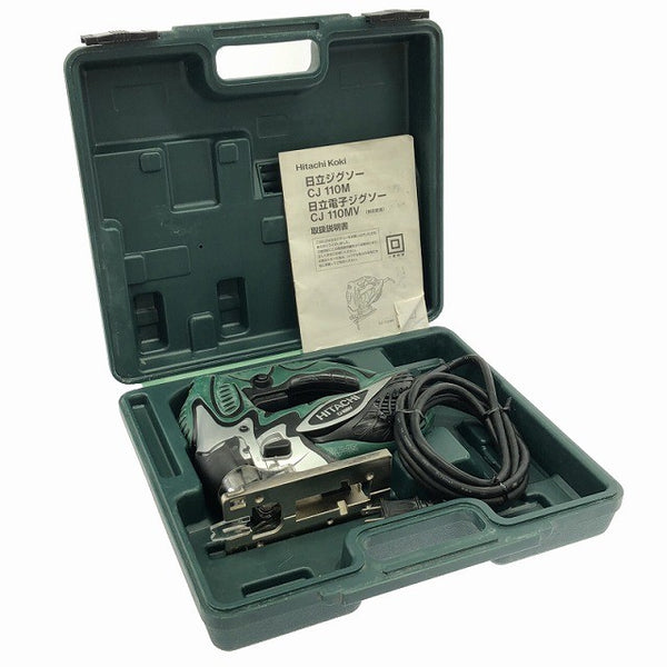 ☆中古品☆HITACHI 日立工機 100V 電子ジグソー CJ110MV ケース付 コード式 電気のこぎり 電動ノコギリ 木工用 切断機137409 - 2