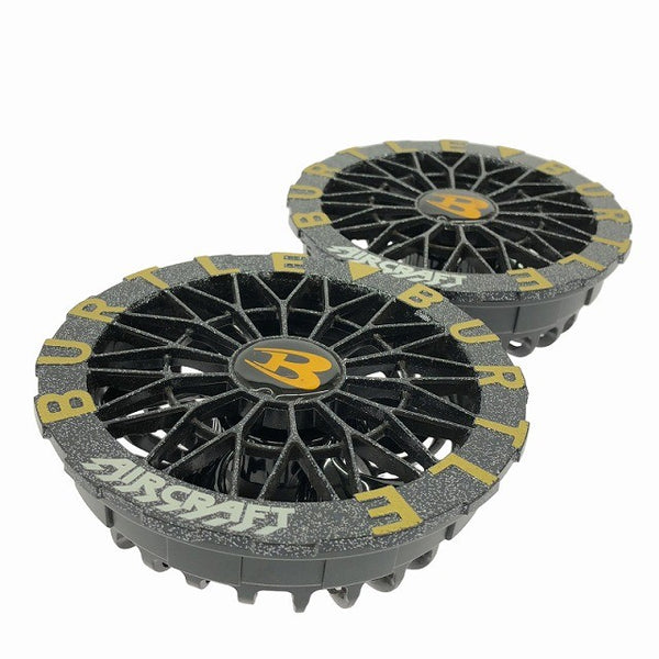 ☆極美品セット☆BURTLE バートル 30V エアークラフト専用バッテリー AC10(メタリックレッド) ファン AC10-2(メタリックゴールド)132959 - 4