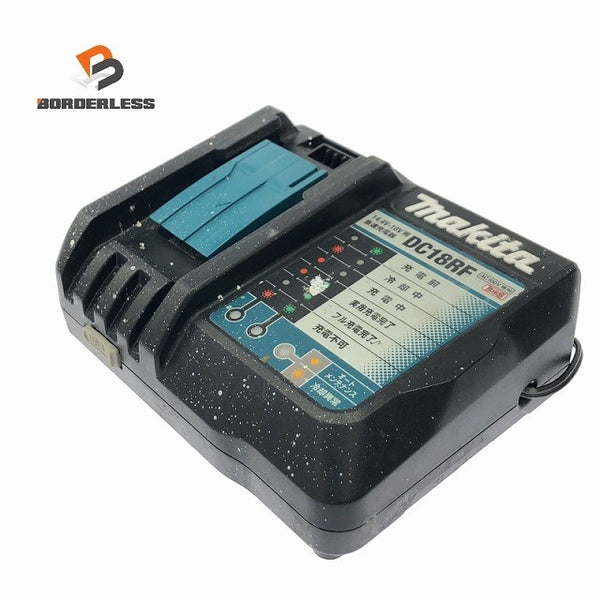 ☆中古品☆makita マキタ 14.4V/18V用 純正 急速充電器 DC18RF リチウムイオンバッテリー用 リチウムイオン電池用125718 - 1
