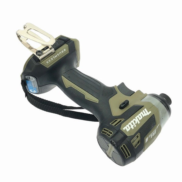 ☆未使用品☆ makita マキタ 18V 充電式インパクトドライバ TD173DZK オリーブ 本体+説明書+ケース117686 - 6