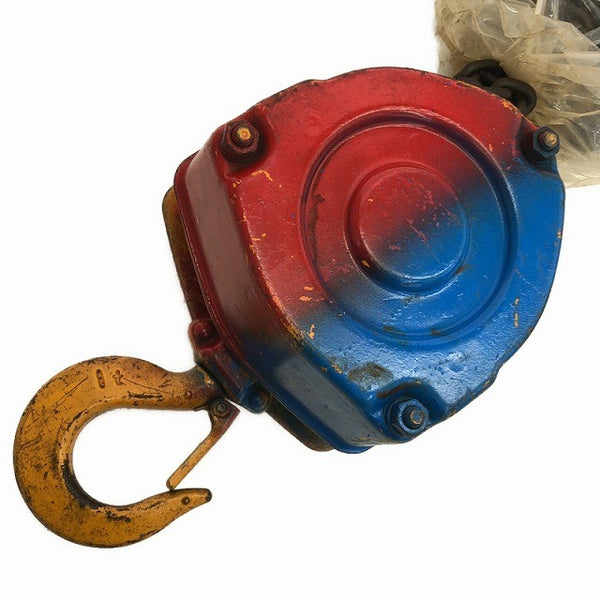 ☆中古品2個セット☆KITO キトー チェーンブロック CB010 M3形 荷重1.0ton/1ton 揚程2.5m 手動式 チェンブロック 吊り具 荷揚げ136177 - 2