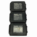 ☆中古品☆makita マキタ 18V 6.0Ah 純正 リチウムイオンバッテリー BL1860B(残量表示付)×2台 BL1850×1台 蓄電池136849 - 10