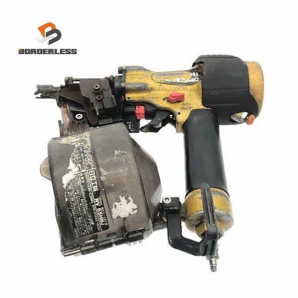 ☆中古品☆HITACHI 日立 65mm 高圧ロール釘打ち NV65HMJ 本体のみ エア工具 エアツール 大工 サイディング エア釘打ち117166 - 1