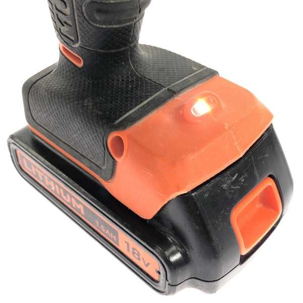 ☆中古品☆BLACK+DECKER 18V コードレスマルチツール EVO183B1 バッテリ2個(1.5Ah)充電器 ドリル サンダー ジグゾーヘッド付118065 - 8