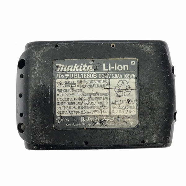 ☆中古品☆makita マキタ 18V 6.0Ah 純正 リチウムイオンバッテリー BL1860B 残量表示付 リチウムイオン電池 蓄電池 充電池116776 - 10