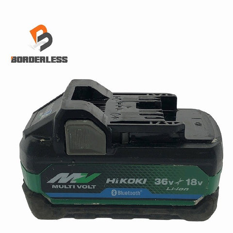 ☆中古品☆HiKOKI ハイコーキ 純正リチウムイオン蓄電池 BSL36A18BX マルチボルトバッテリー 充電池 Bluetooth搭載115532