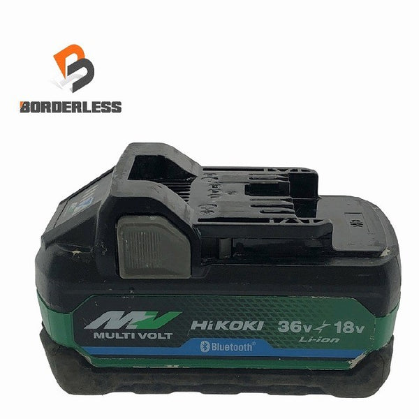 ☆中古品☆HiKOKI ハイコーキ 純正リチウムイオン蓄電池 BSL36A18BX マルチボルトバッテリー 充電池 Bluetooth搭載115532 - 1