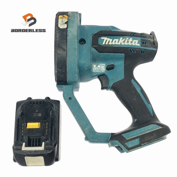☆中古品☆makita マキタ 14.4V/18V 充電式全ネジカッター SC102D バッテリ1個(BL1860B ※24回) 全ねじカッター138238 - 1