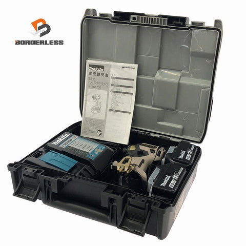 ☆極美品 makita マキタ 18V 充電式インパクトドライバー TD173DGXPG プレミアムグレージュ LXT20周年記念カラー フルセット135263