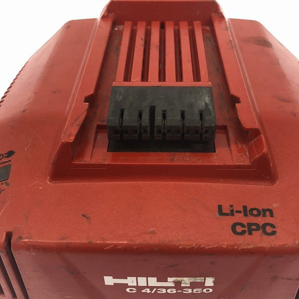 ☆中古品☆HILTI ヒルティ 21.6V 8.0Ah バッテリー2個 B 22/8.0 充電器 C4/36-350135915 - 9