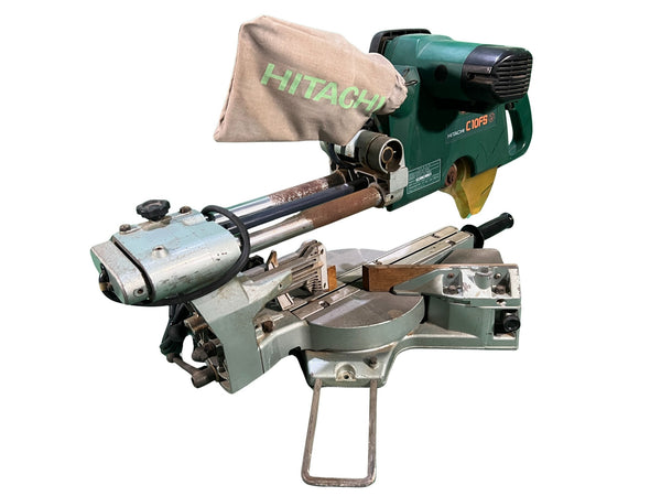 ☆中古品☆HITACHI 日立工機 100V 255mm 卓上スライド丸のこ C10FS 卓上スライドマルノコ 卓上スライド丸ノコ 木工用 切断機125159 - 3