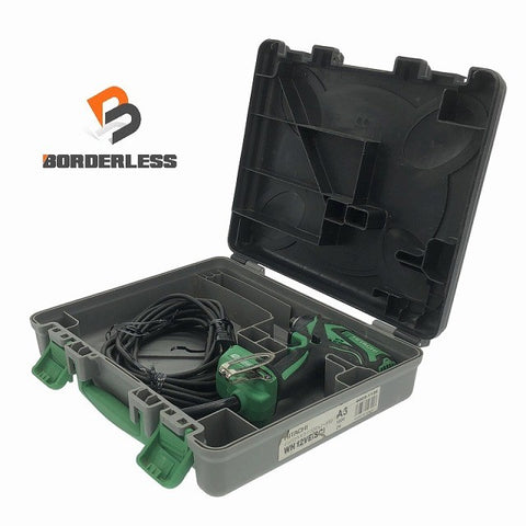 ☆中古品☆HITACHI 日立工機 100V インパクトドライバー WH12VE 緑/グリーン ケース付 コード式 電動工具
