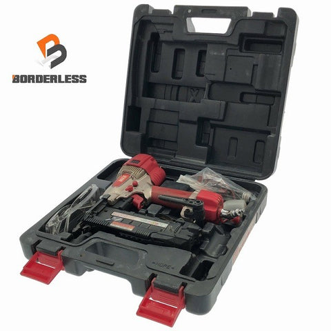 ☆中古品☆MAX マックス 50mm 高圧 スーパーネイラ HA-50F1(D)/4MAフロアタッカ エアーツール 大工道具 内装115123