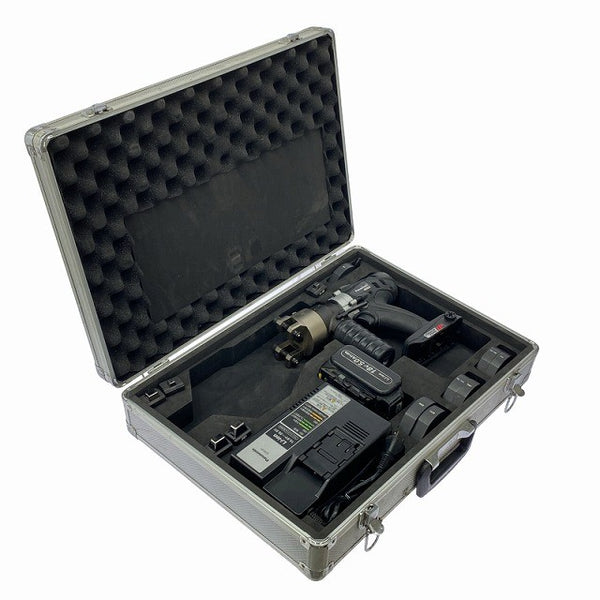 ☆比較的綺麗☆Panasonic パナソニック 14.4V/18V 充電圧着器 EZ46A4K-B バッテリ1個 充電器 ダイス付 圧着機 ケーブルカッター128481 - 2