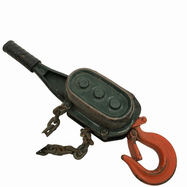 ☆中古品☆象印チェンブロック エレファント トルコンレバー Y3-320 荷重3.15kg 揚程1.5m レバーブロック レバーホイスト 荷締め機135559 - 3