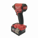 ☆中古品☆Milwaukee ミルウォーキー インパクトドライバ M18FQID バッテリ2個(18V3.0/5.0Ah) 充電器付き117079 - 5