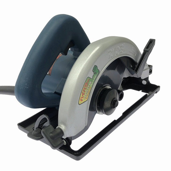 ☆美品☆RYOBI リョービ 100V 190mm 電気丸ノコ ブレーキ付 W-19A コード式 電気マルノコ 電気丸のこ 電気丸鋸 電動工具 日曜大工121173 - 2