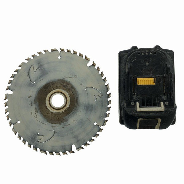 ☆中古品☆makita マキタ 18V 165mm 充電式マルノコ HS631D ブラック/黒 バッテリー1個(18V6.0Ah) 丸ノコ 丸のこ 電動工具130166 - 10