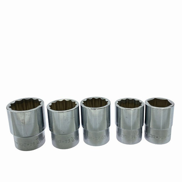 ☆中古品☆KTC 京都機械工具 スピナハンドル×2本 エクステンションバー×2本 ソケット×9個 整備工具 ※サイズはコメント118936 - 7