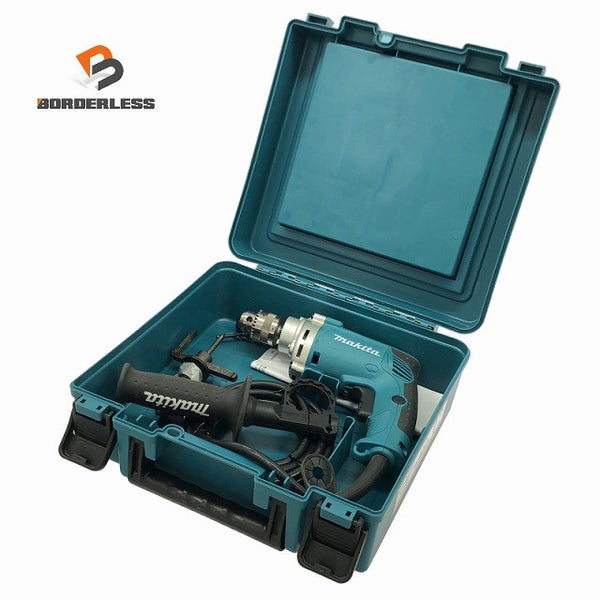 ☆比較的綺麗 中古品☆makita マキタ 100V 12mm 振動ドリル HP1230 ケース付き 電気ドリル 締め付け コード式 電動工具137158 - 1
