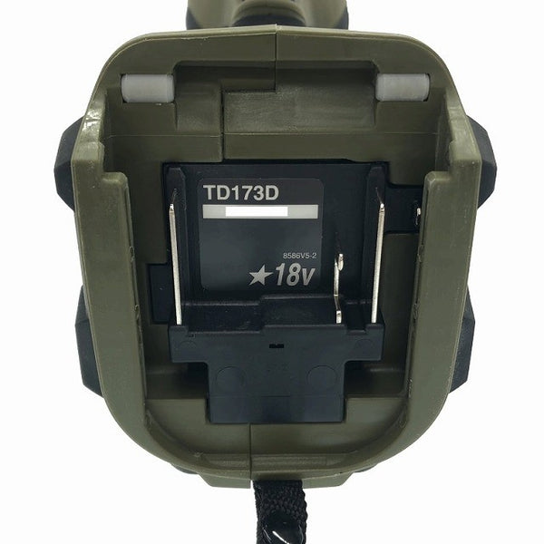 ☆美品☆makita マキタ 18V 充電式インパクトドライバ TD173D オリーブ 本体のみ 電動工具 大工道具116856 - 10