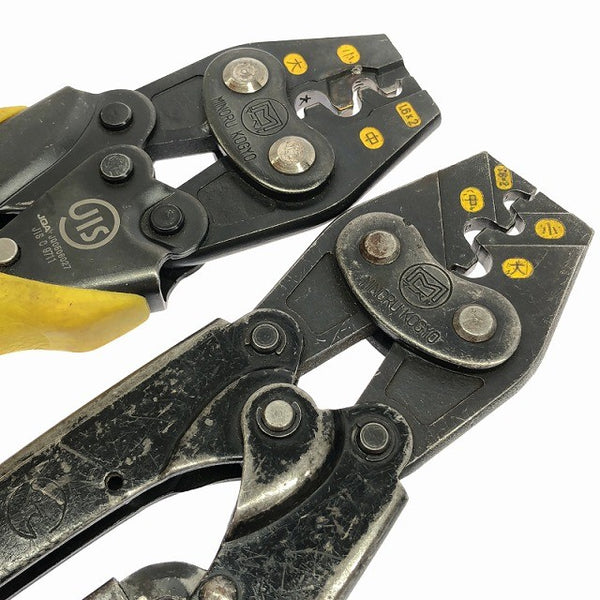 ☆中古品6本セット マーベル ハンドプレス MH-17S MH-25 MH-17 MH-99 ホーザン 圧着工具 P-75 ジェフコム モジュラー MJ-468N136323 - 4