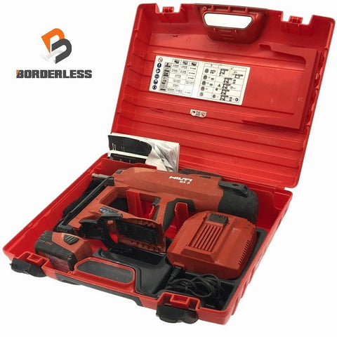 ☆中古品☆HILTI ヒルティ 充電式コンクリートネイラー BX3-ME-22 バッテリー2個(B 22/5.2) 充電器 ケース付 充電式鋲打機