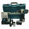 ☆美品☆makita マキタ 18V 充電式インパクトレンチ TW1001DRGX バッテリー2個(18V 6.0Ah) 充電器付き 電動工具132665 - 3