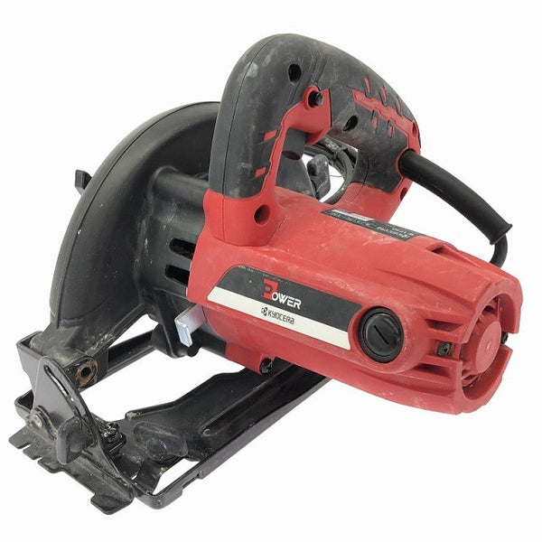 ☆中古品☆KYOCERA 京セラ 100V 160-165mm 丸ノコ(ブレーキ付) W-1710 165mm刃付 コード式 マルノコ 丸鋸133720 - 2