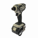 ☆中古品☆makita マキタ 18V 充電式インパクトドライバー TD149D 白/ホワイト バッテリ1個(18V3.0Ah) 充電器 ケース付 コードレス123072 - 4