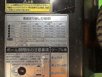 ☆美品☆IKURA イクラ 育良精機 三相200V パワーボール ISK-PB403 四つ球 インバータ制御連動式 ケーブル中間送り機 延線ボール - 9