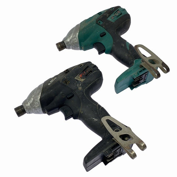 ☆中古品セット☆RYOBI リョービ 14.4V 充電式インパクトドライバー BID-1406/型番号不明 バッテリ1個(14.4V 3.0Ah)付 コードレス128016 - 2