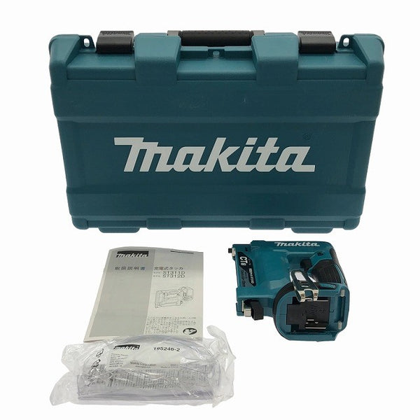 ☆未使用品☆makita マキタ 18V 充電タッカー ST312DZK 本体＋ケース付 ステープル幅 CT線12mm コードレス バッテリー式 電動工具129529 - 3