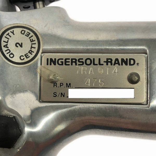 ☆未使用保管品☆Ingersoll Rand インガソールランド エアドリル 7RAQT4 スパナ2本 六角レンチ付き タッパー エアツール エア工具 - 6
