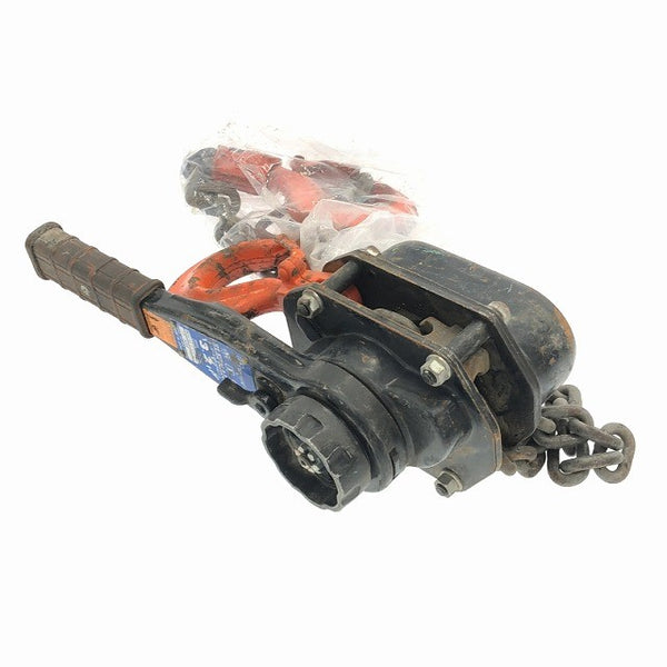 ☆中古品☆ELEFHANT 象印 エレファント 強力レバーホイスト YA-320 3.2TON 3.2ton 標準揚程1.5ｍ チェーンレバーブロック - 4