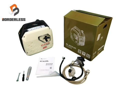 ☆未使用品☆ELSONA エルソナ インバータ発電機 GD1600SR LPガス/ガソリン兼用 インバーター発電機 ポータブル発電機 防災