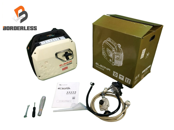 ☆未使用品☆ELSONA エルソナ インバータ発電機 GD1600SR LPガス/ガソリン兼用 インバーター発電機 ポータブル発電機 防災 - 1