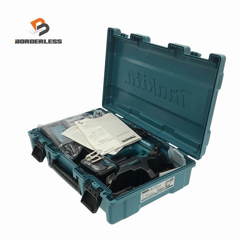 ☆未使用品☆makita マキタ 14.4V 充電式ピンタッカー PT352DRG バッテリ1個(14.4V 6.0Ah)充電器 ゴーグル付 ピンネイラ ピン釘打機113486