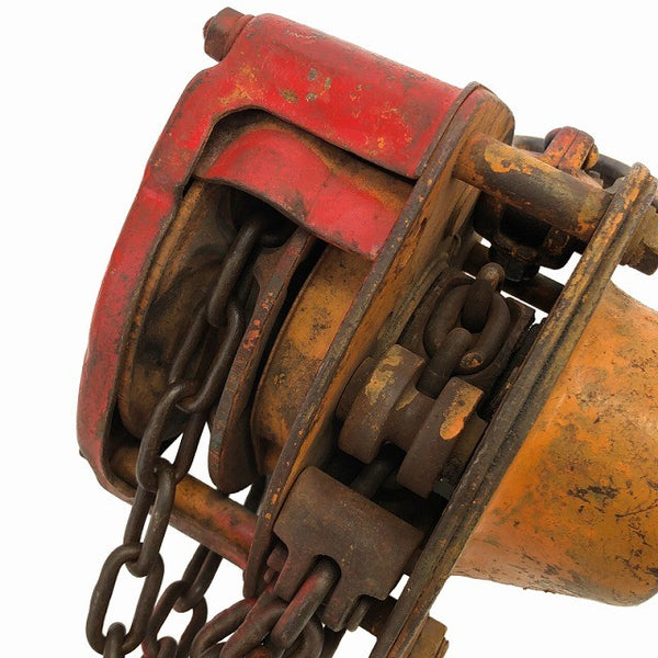☆中古品2個セット☆KITO キトー チェーンブロック CB010 M3形 荷重1.0ton/1ton 揚程2.5m 手動式 チェンブロック 吊り具 荷揚げ136178 - 10