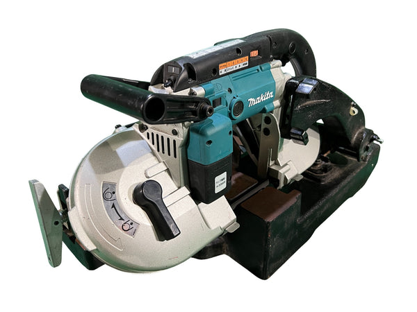 ☆中古品☆makita マキタ 100V ポータブルバンドソー 2107FW スタンド付 コード式 帯鋸切断機 鉄工用 パイプ切断機131491 - 3