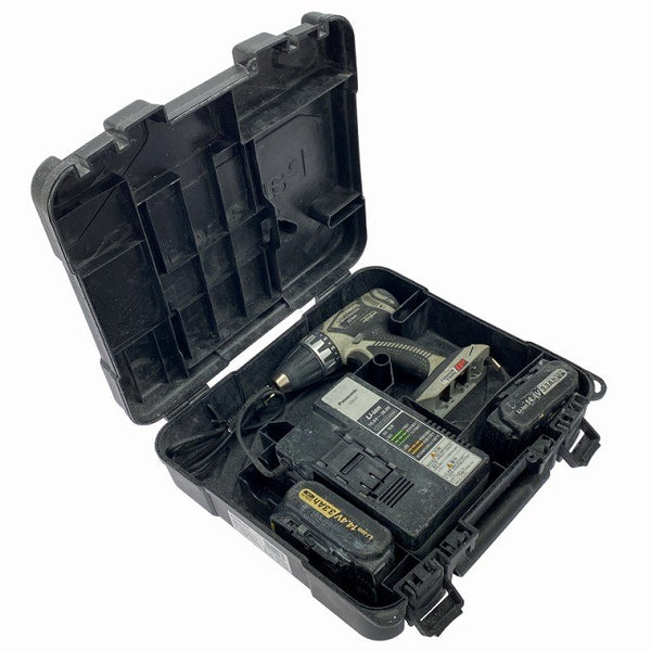☆中古品☆Panasonic パナソニック 14.4V 充電ドリルドライバー EZ7441 バッテリ2個(3.3Ah) 充電器 ケース付 充電式ドライバドリル130420 - 2