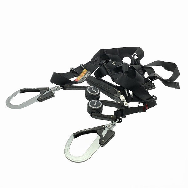 ☆比較的綺麗 コメント必読☆Tajima タジマ Mサイズ ランヤード一体型フルハーネス A1GSMER-WL2BK ハーネスGS M 黒 ER150113505 - 4